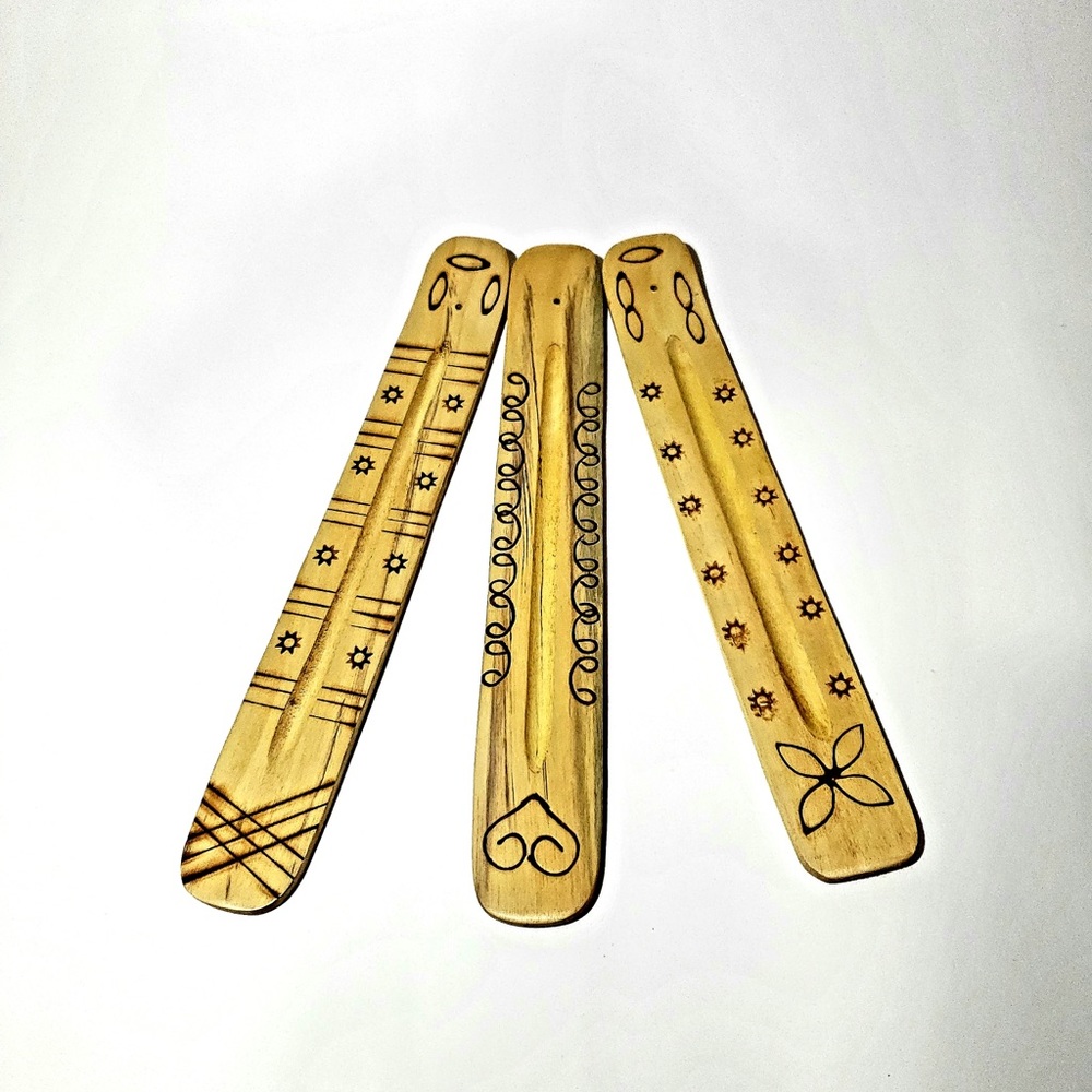 Yellow Wood incense Burner